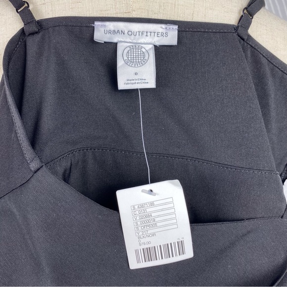 URBAN OUTFITTERS Black Cowl Neck top with built-in belt. NWT - Picture 10 of 10